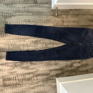 Good American Navy Skinny Jeans - Dark Indigo Stretch